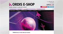 Desktop Screenshot of eshop.ordis.cz
