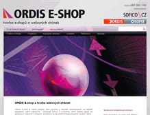 Tablet Screenshot of eshop.ordis.cz